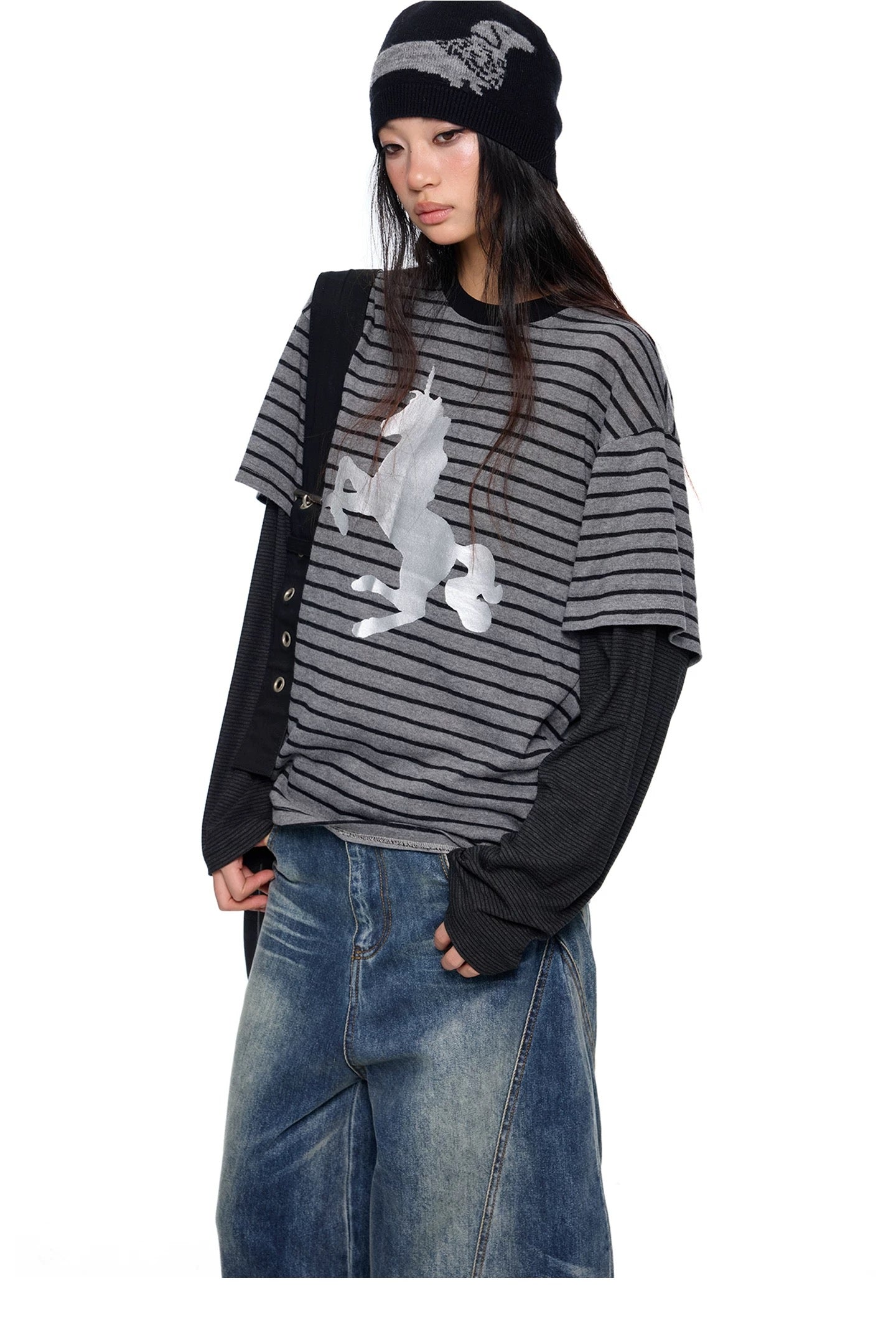 SHINY UNICORN STRIPE