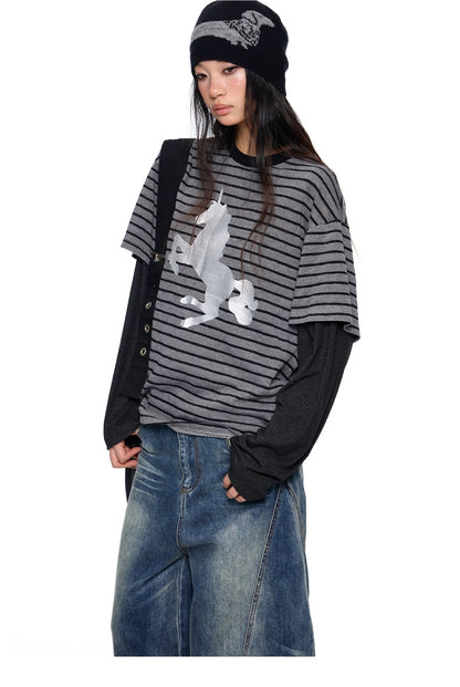 SHINY UNICORN STRIPE