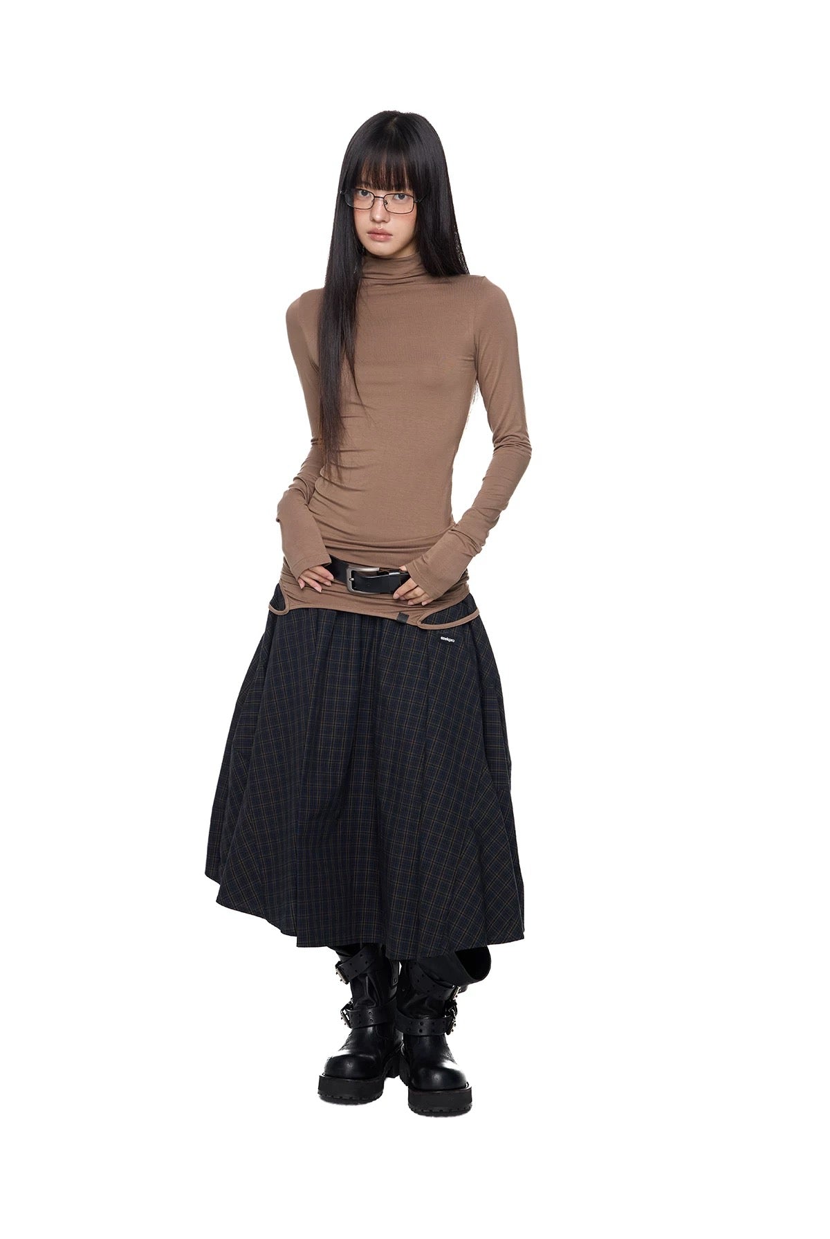 LAYERED MOCK NECK TOP