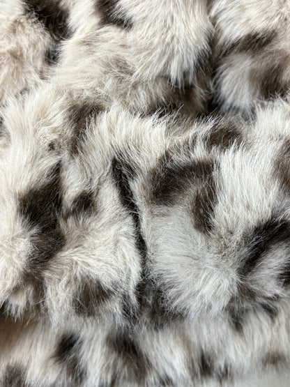 LEOPARD PLUSH CAP &amp; BELT