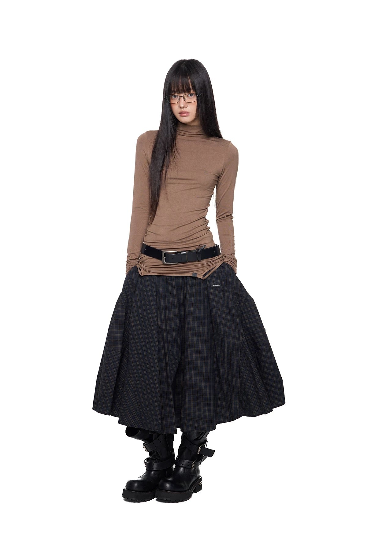 LAYERED MOCK NECK TOP