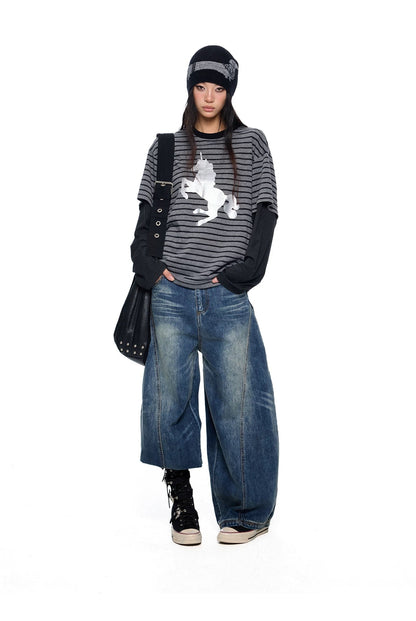 SHINY UNICORN STRIPE