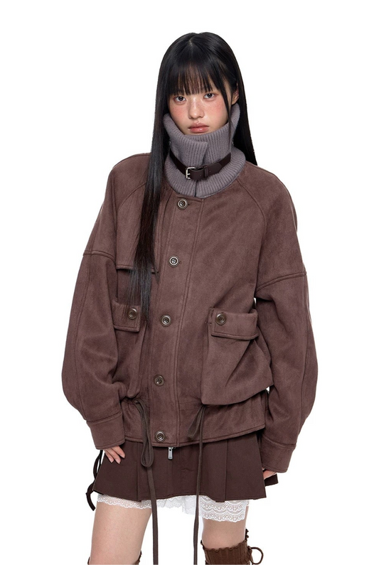 DRAWSTRING HEM JACKET