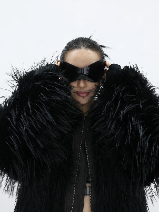 REVERSIBLE FUZZY JACKET