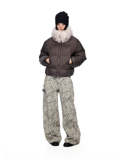 LOW-SWELL LEOPARD PANTS