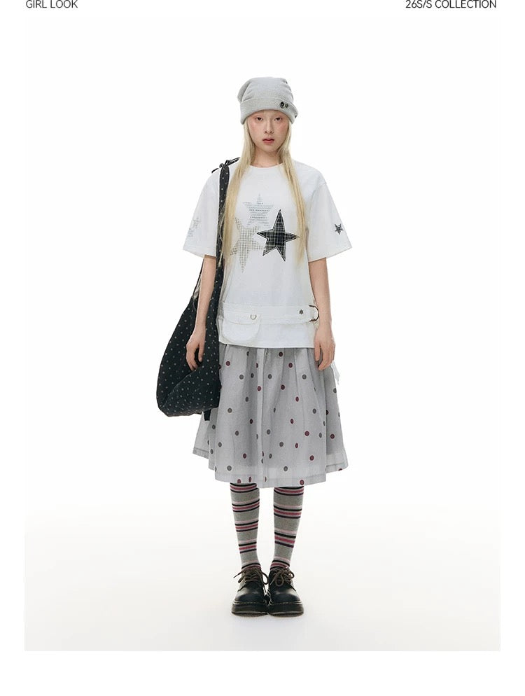 RETRO POLKA DOT SKIRT