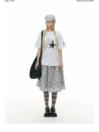 RETRO POLKA DOT SKIRT