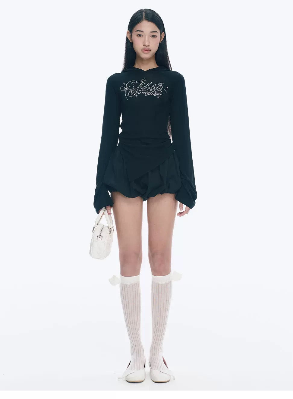 LIGHTWEIGHT HOODED LONG SLEEVE TOP