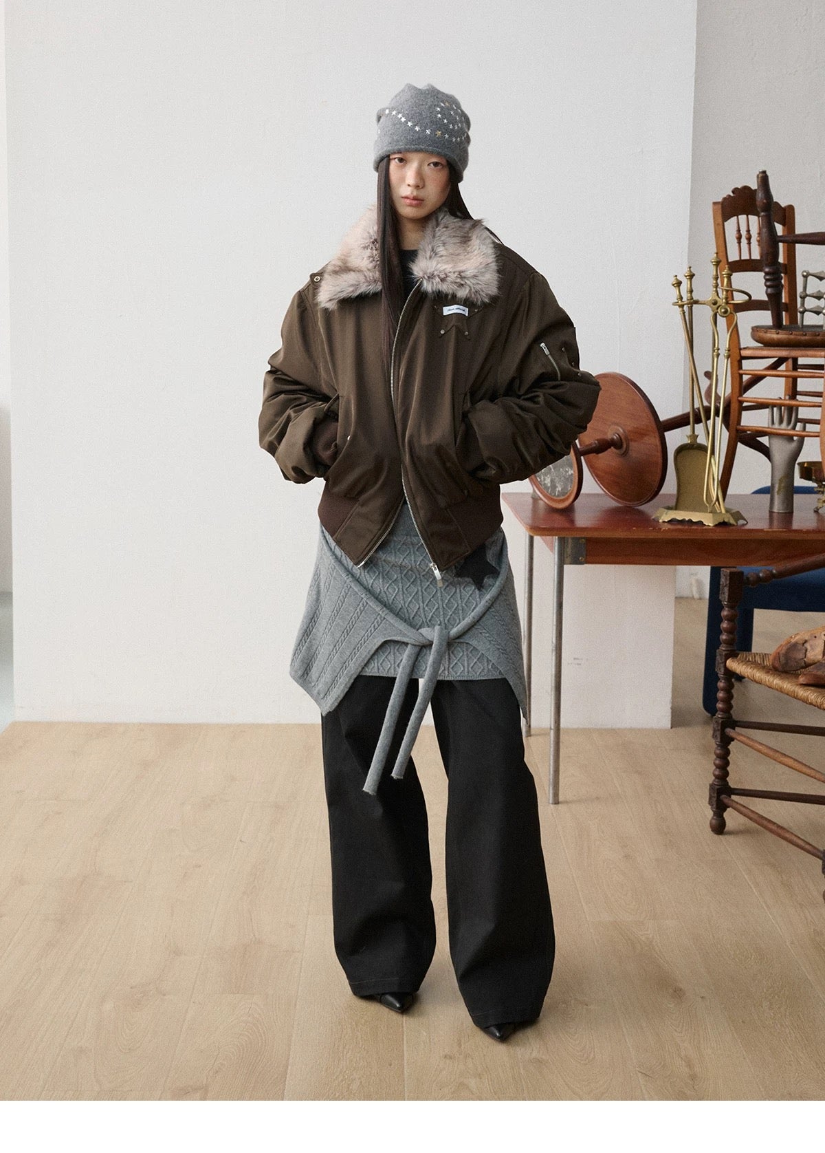 STAR RIVET FLIGHT JACKET