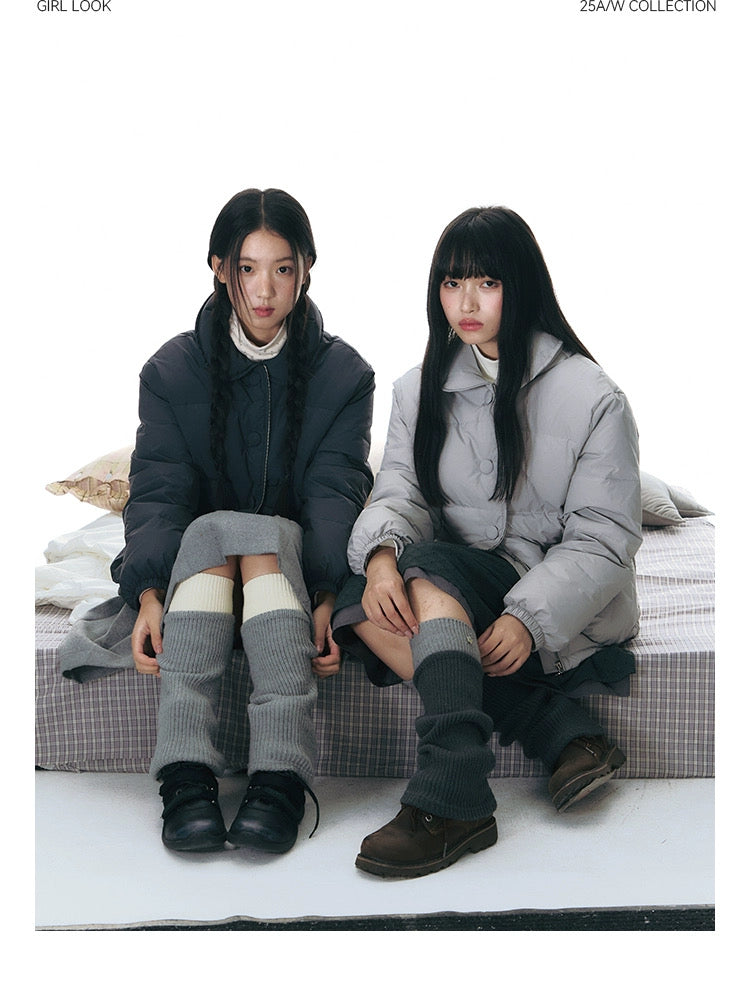 STAR DETAIL KNIT LEG WARMERS