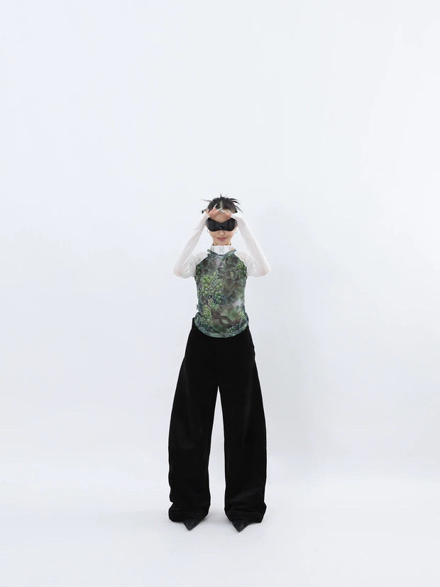 SCULPT CHENILLE PANTS