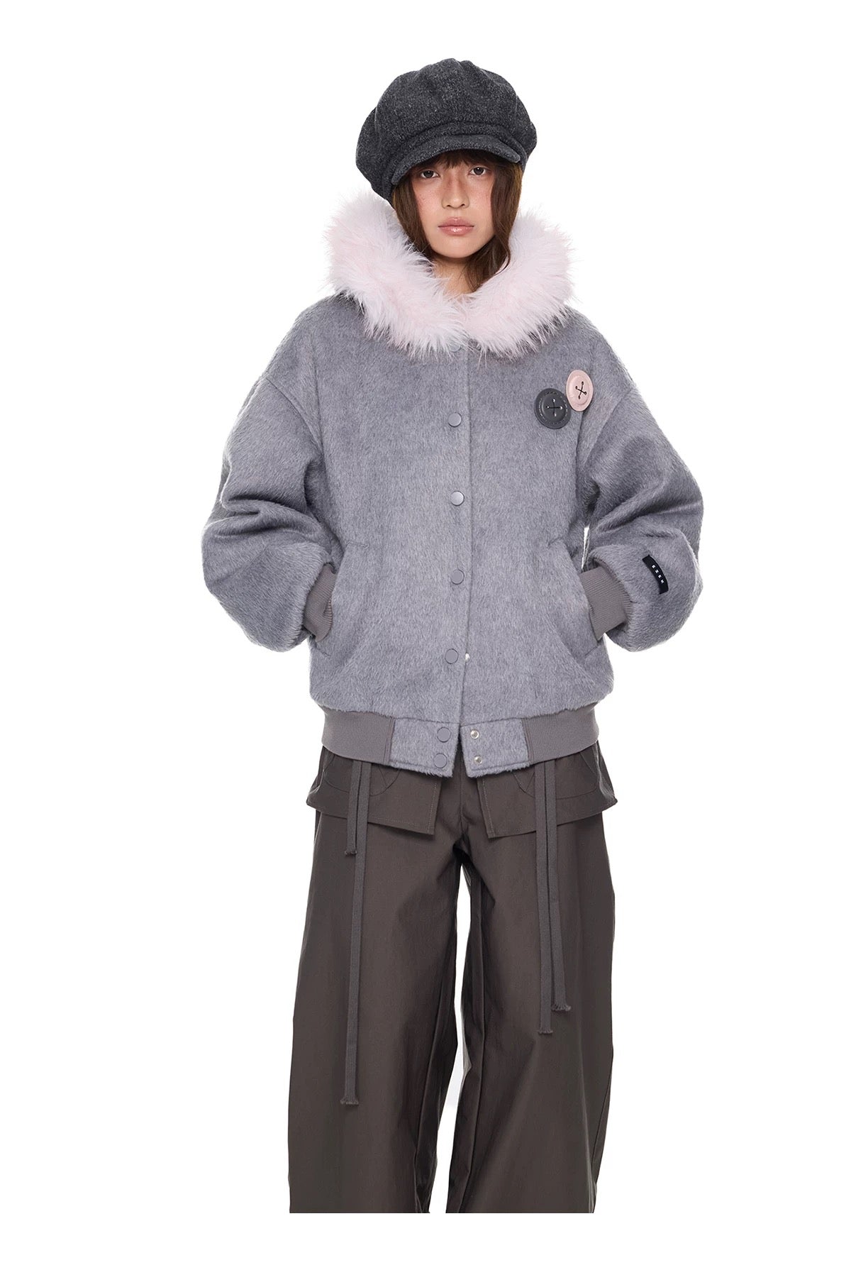 STRAPPED COLLAR JACKET