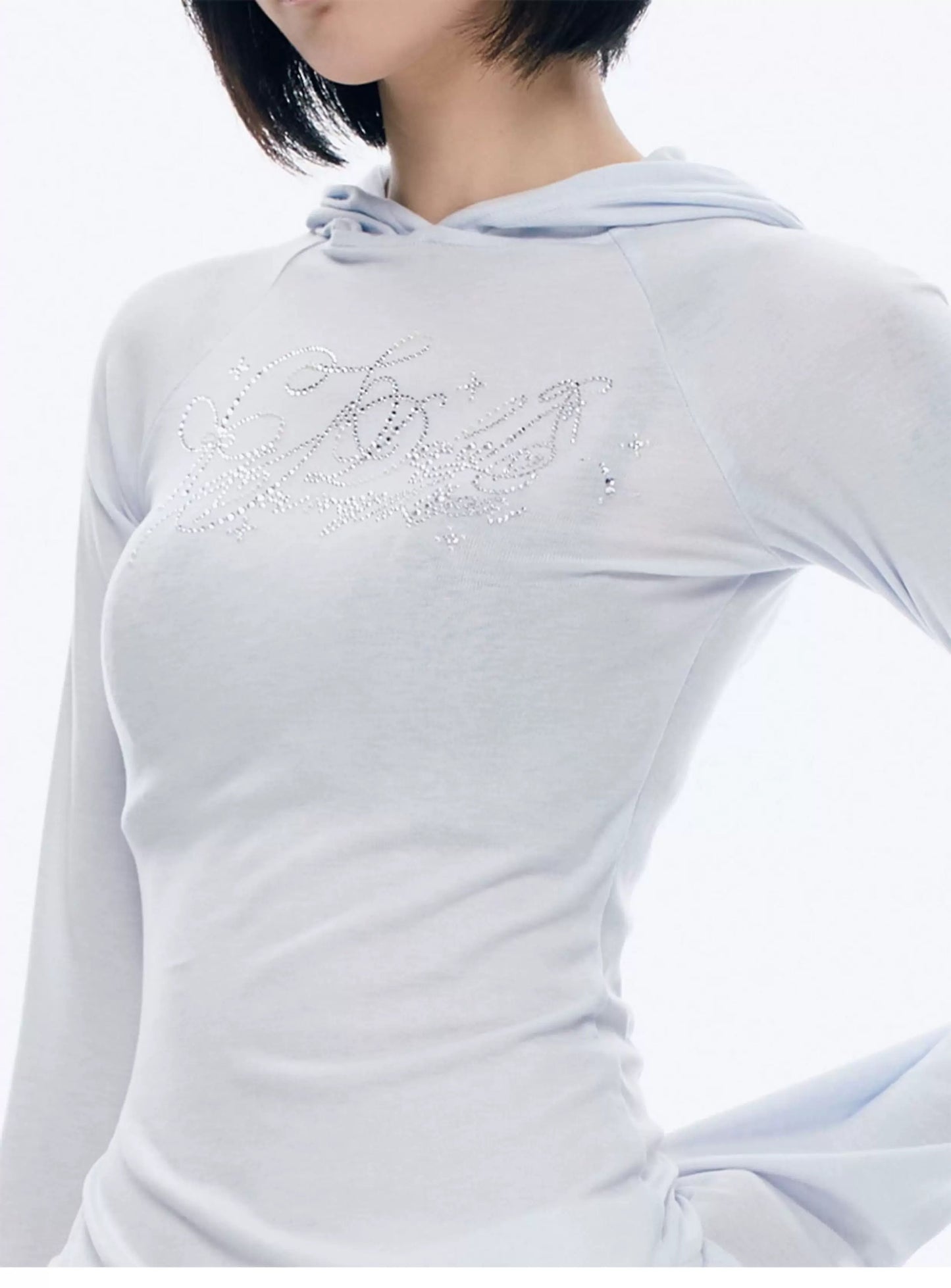 LIGHTWEIGHT HOODED LONG SLEEVE TOP