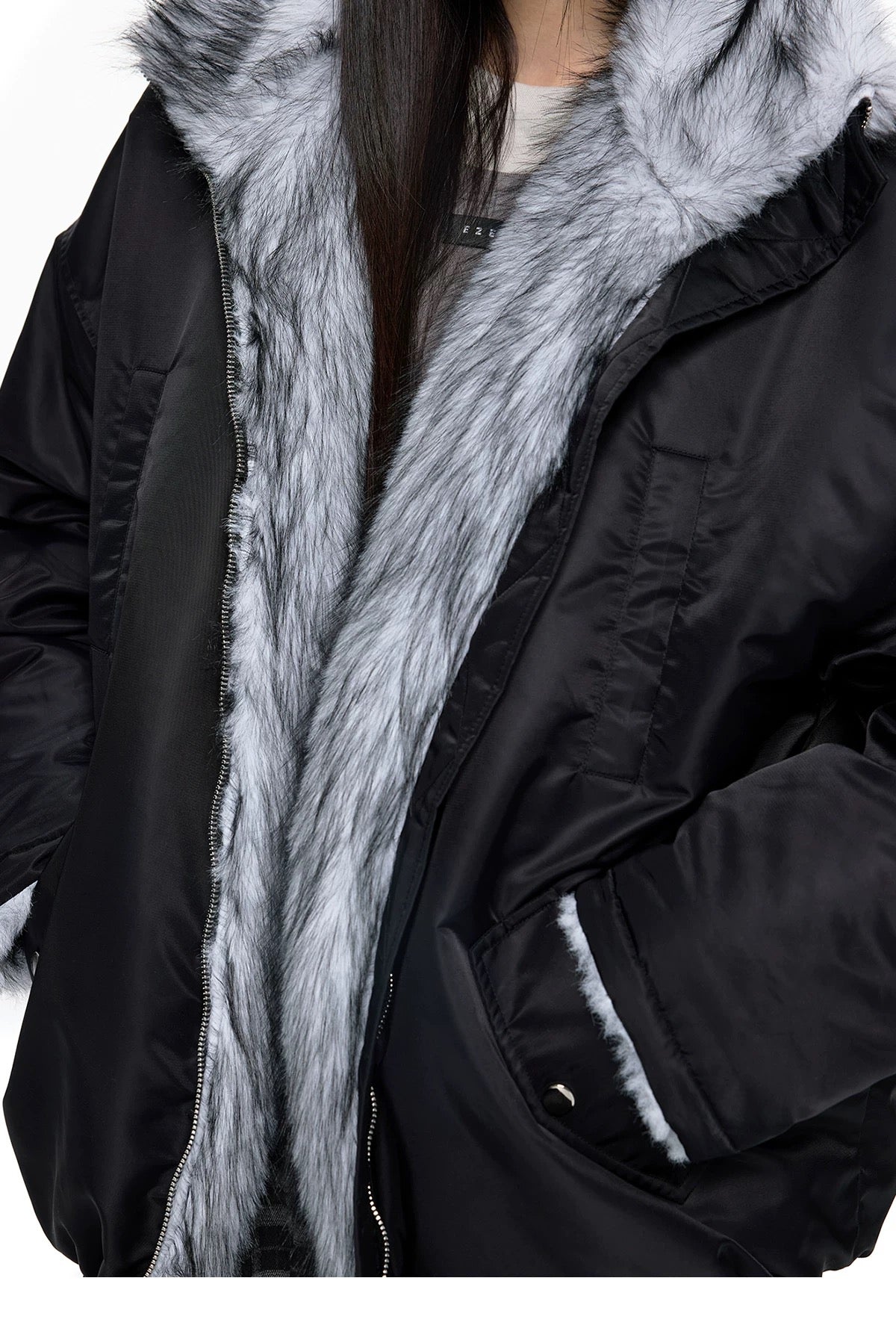 HEAVY FUR BOMBER JACKET