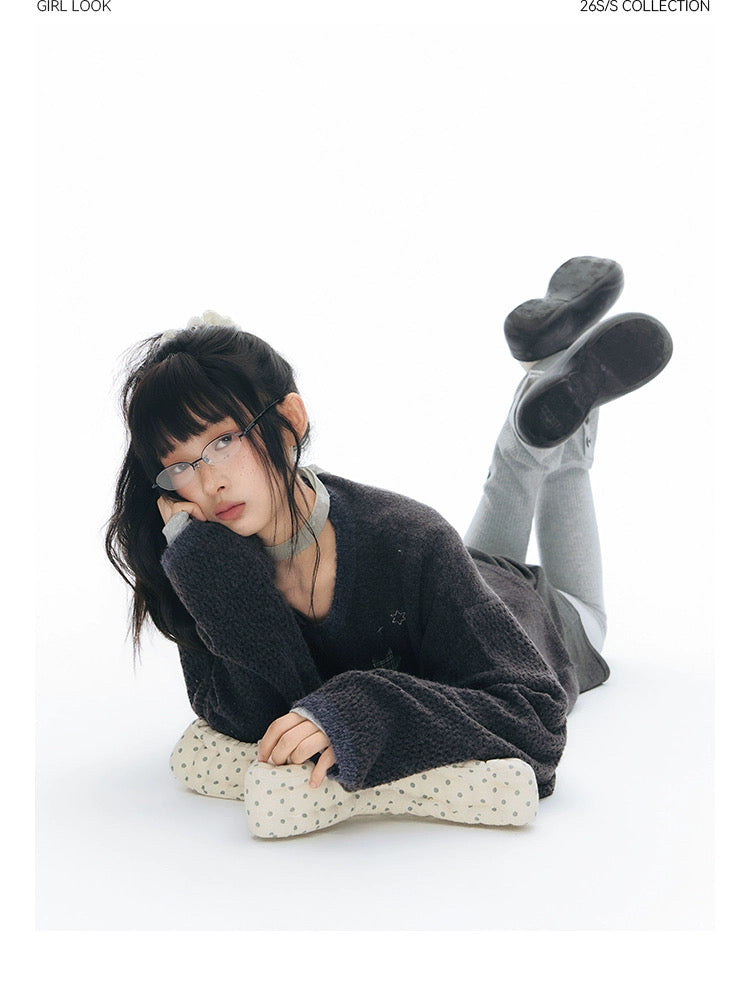 STAR-DUST KNIT SWEATER