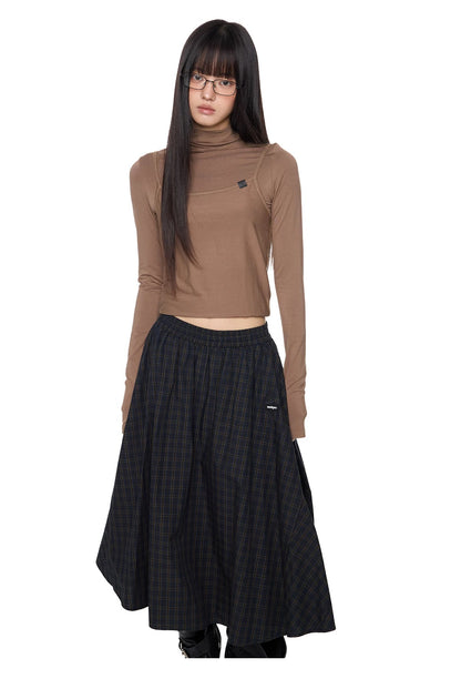 LAYERED MOCK NECK TOP