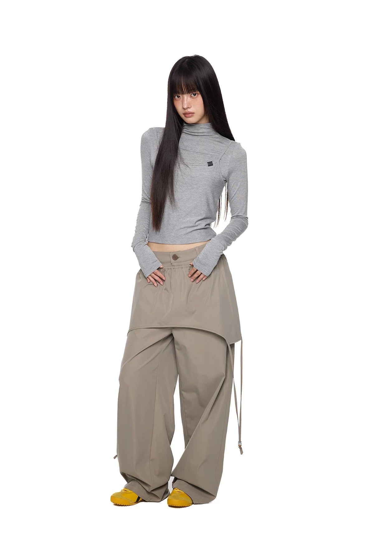 LAYERED MOCK NECK TOP