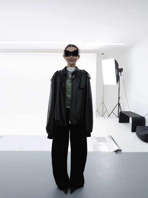 EXOSHELL LEATHER JACKET