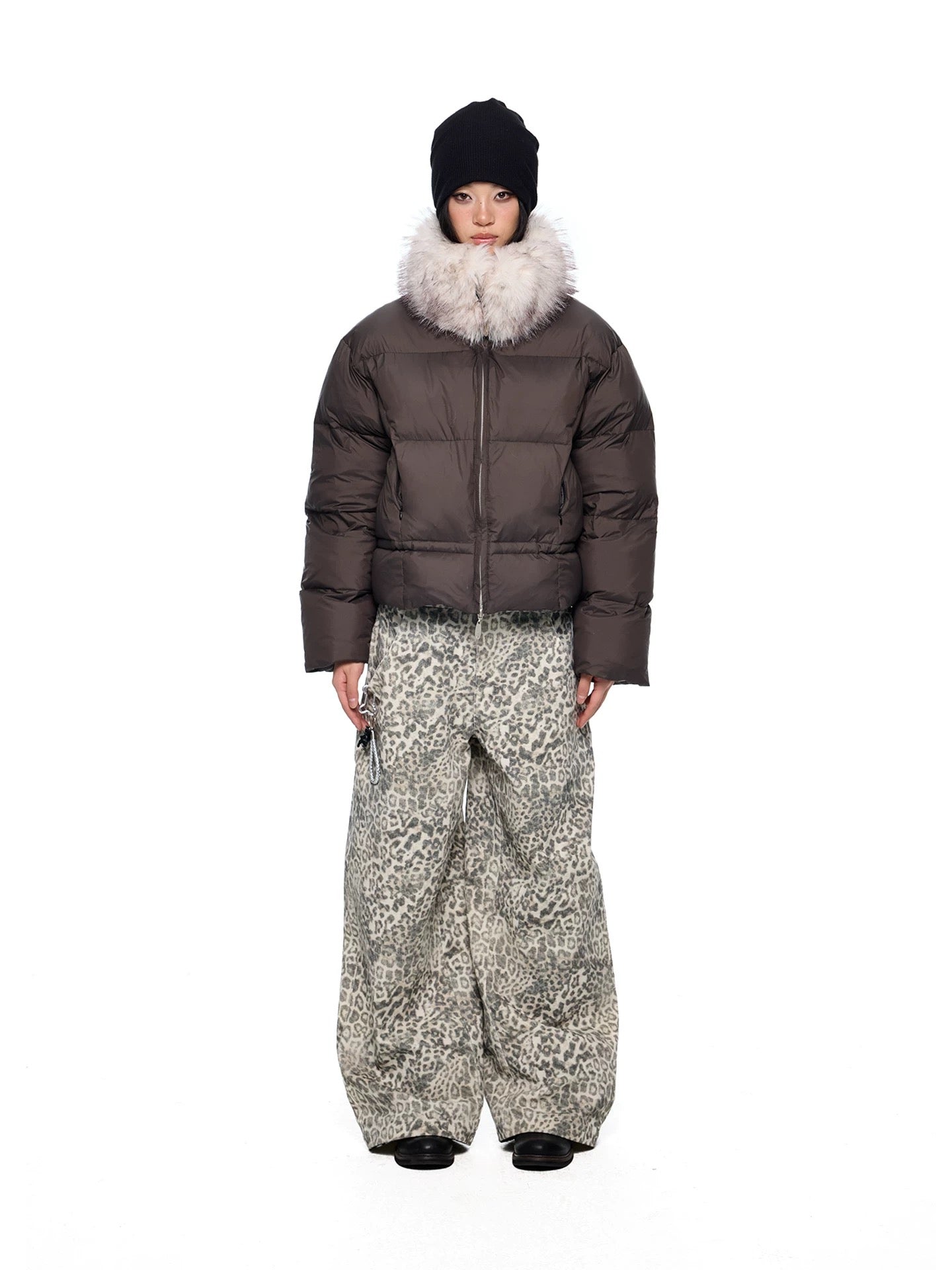 LOW-SWELL LEOPARD PANTS