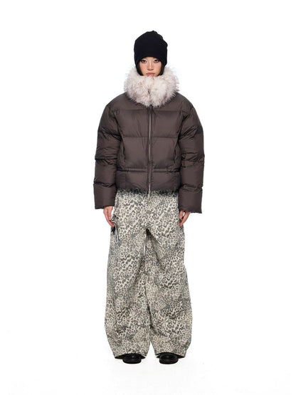 LOW-SWELL LEOPARD PANTS