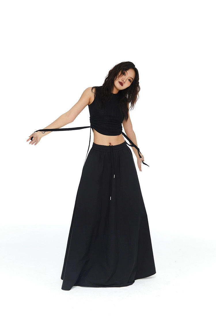 A-LINE MAXI SKIRT