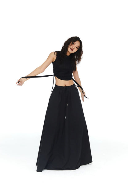 A-LINE MAXI SKIRT