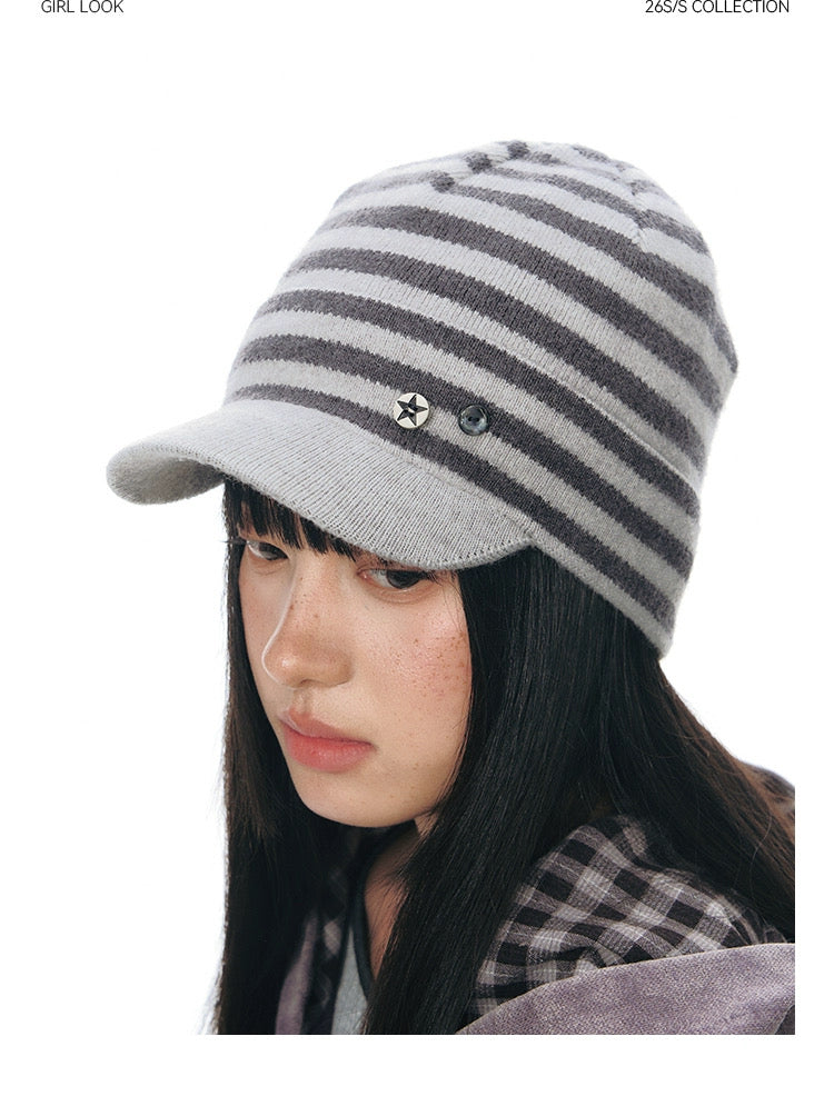 STAR STRIPE KNIT CAP