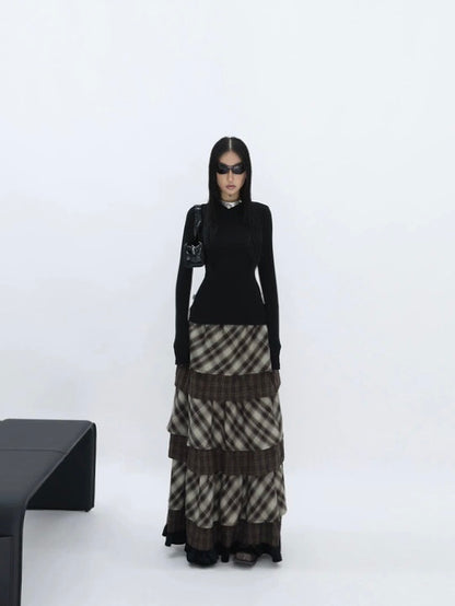 RUSTIC STACK MAXI SKIRT