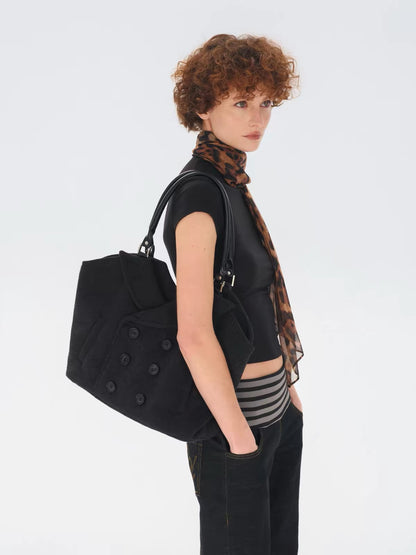 TAILORED COAT SHOULDER BAG