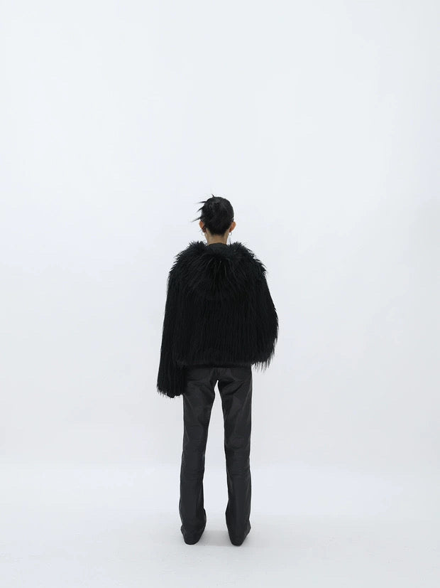 REVERSIBLE FUZZY JACKET