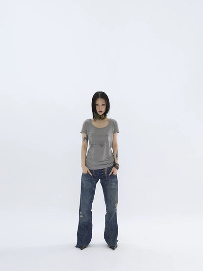 SHEER GRAPHIC TEE