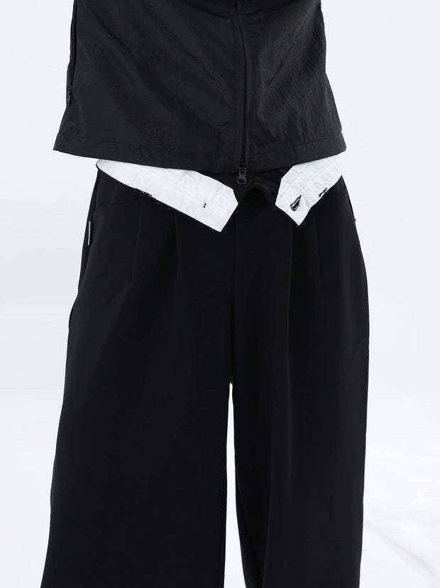 BLACK FORMAL TROUSERS