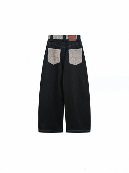 TWO-TONE POCKET JEANS