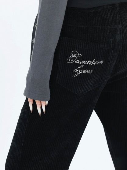 VELVET TRACE PANTS