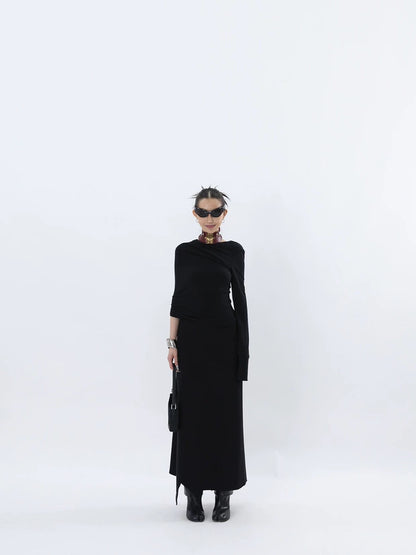 ARCH CUT SKIRT