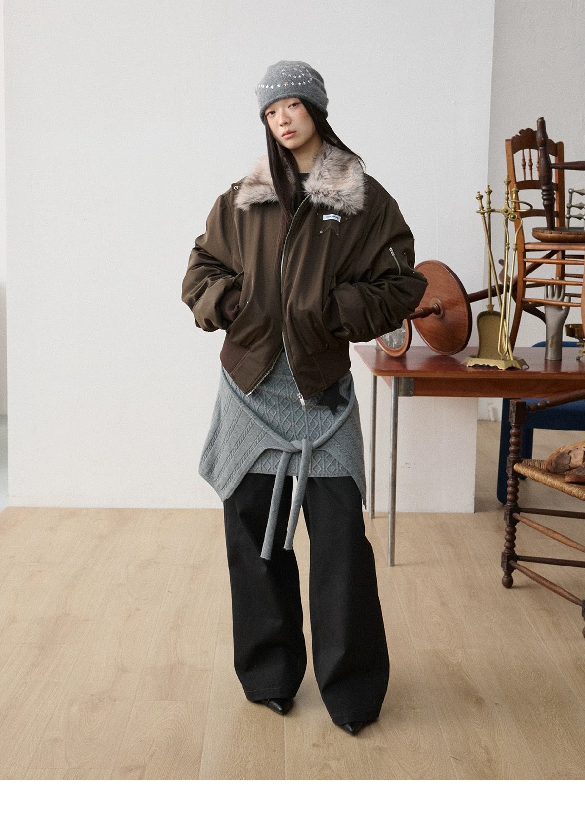 STAR RIVET FLIGHT JACKET