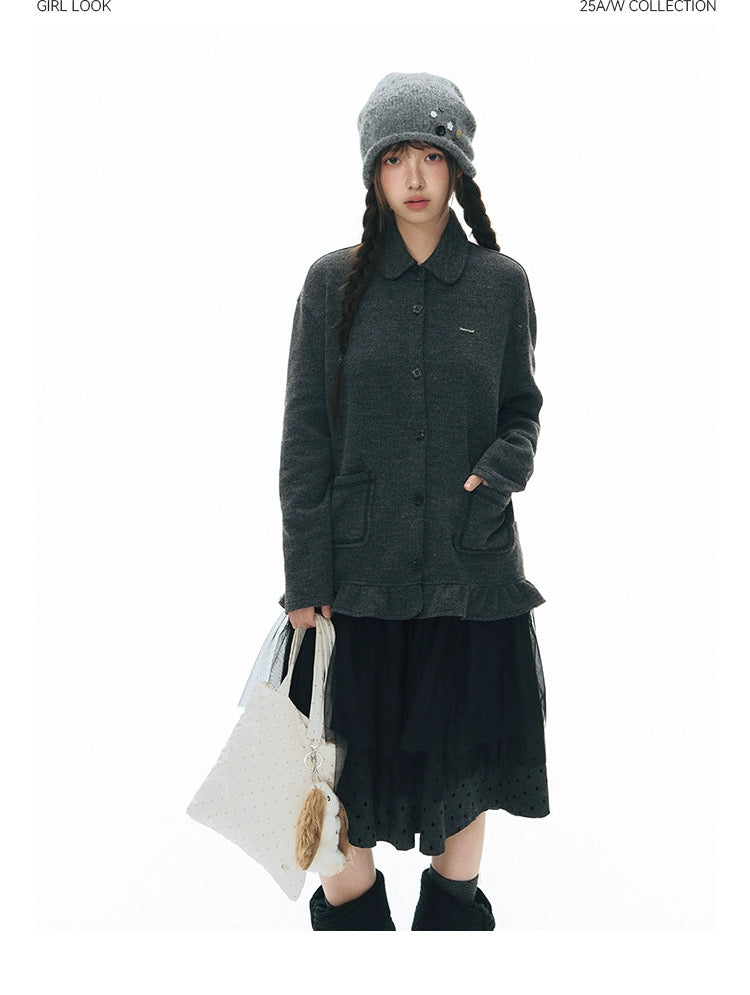 DECORATED SOFT KNIT BEANIE