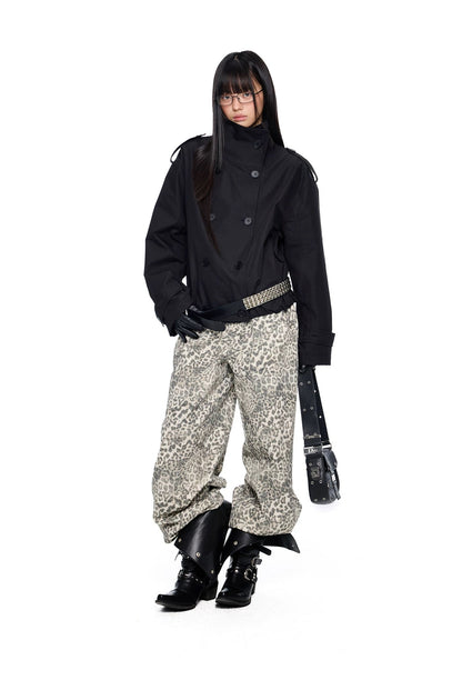 LOW-SWELL LEOPARD PANTS