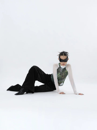 SCULPT CHENILLE PANTS