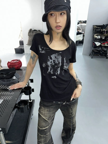 [SALE] GRAFFITI WOOL TEE
