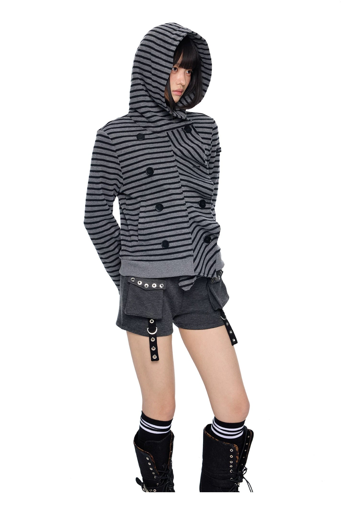 FRONT DRAPE HOODIE