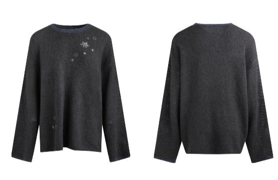 STAR-DUST KNIT SWEATER