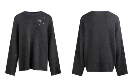 STAR-DUST KNIT SWEATER