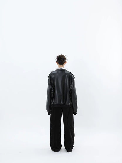 EXOSHELL LEATHER JACKET