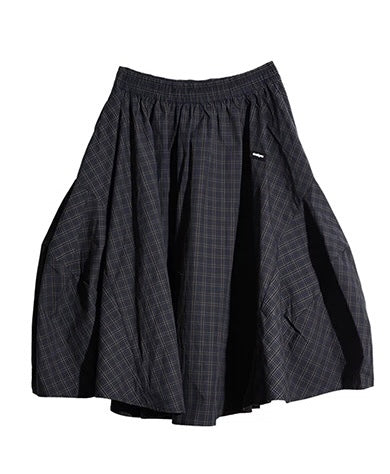 PLAID PLEATED SKIRT