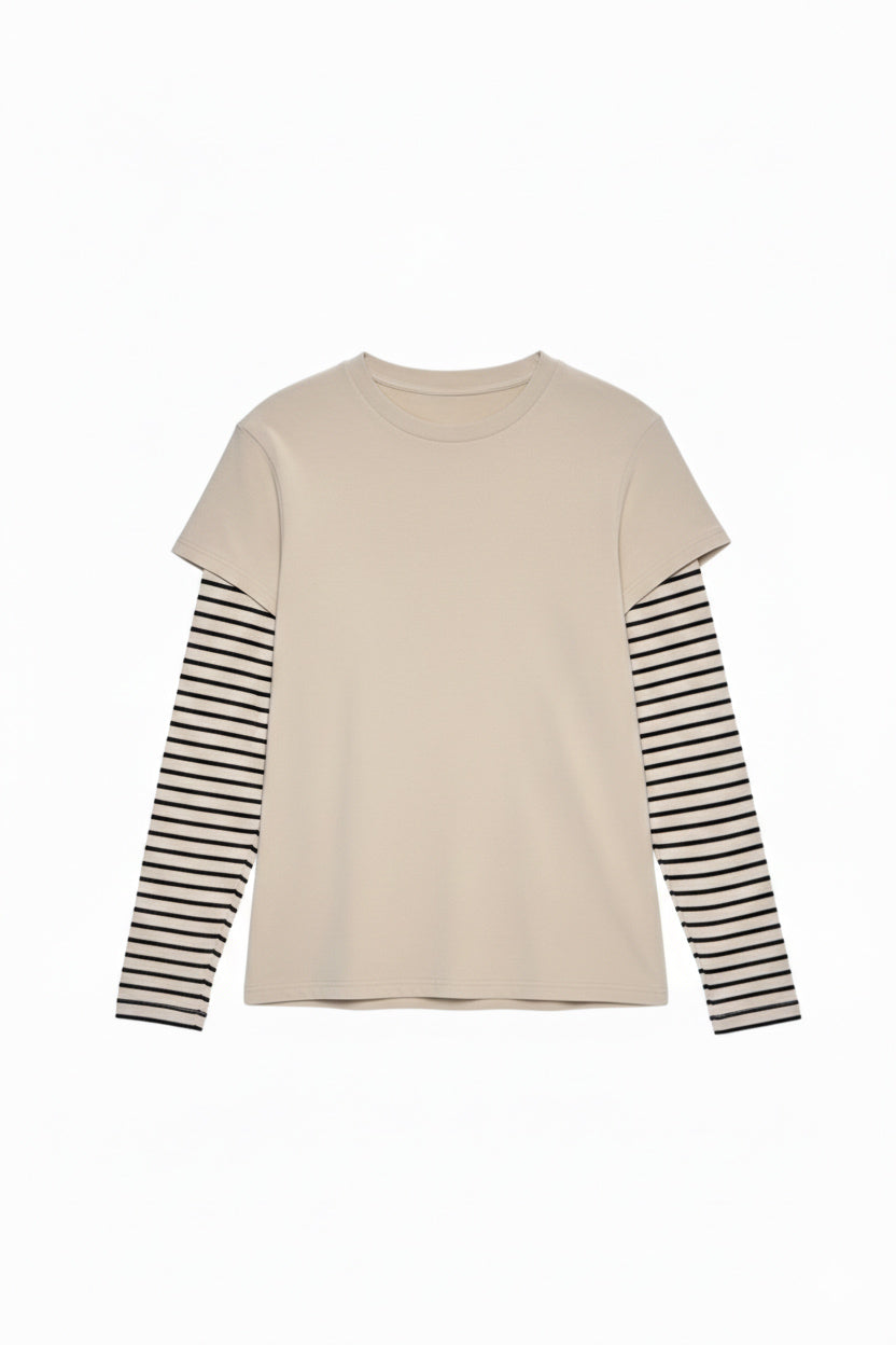 UNDER STRIPE TEE