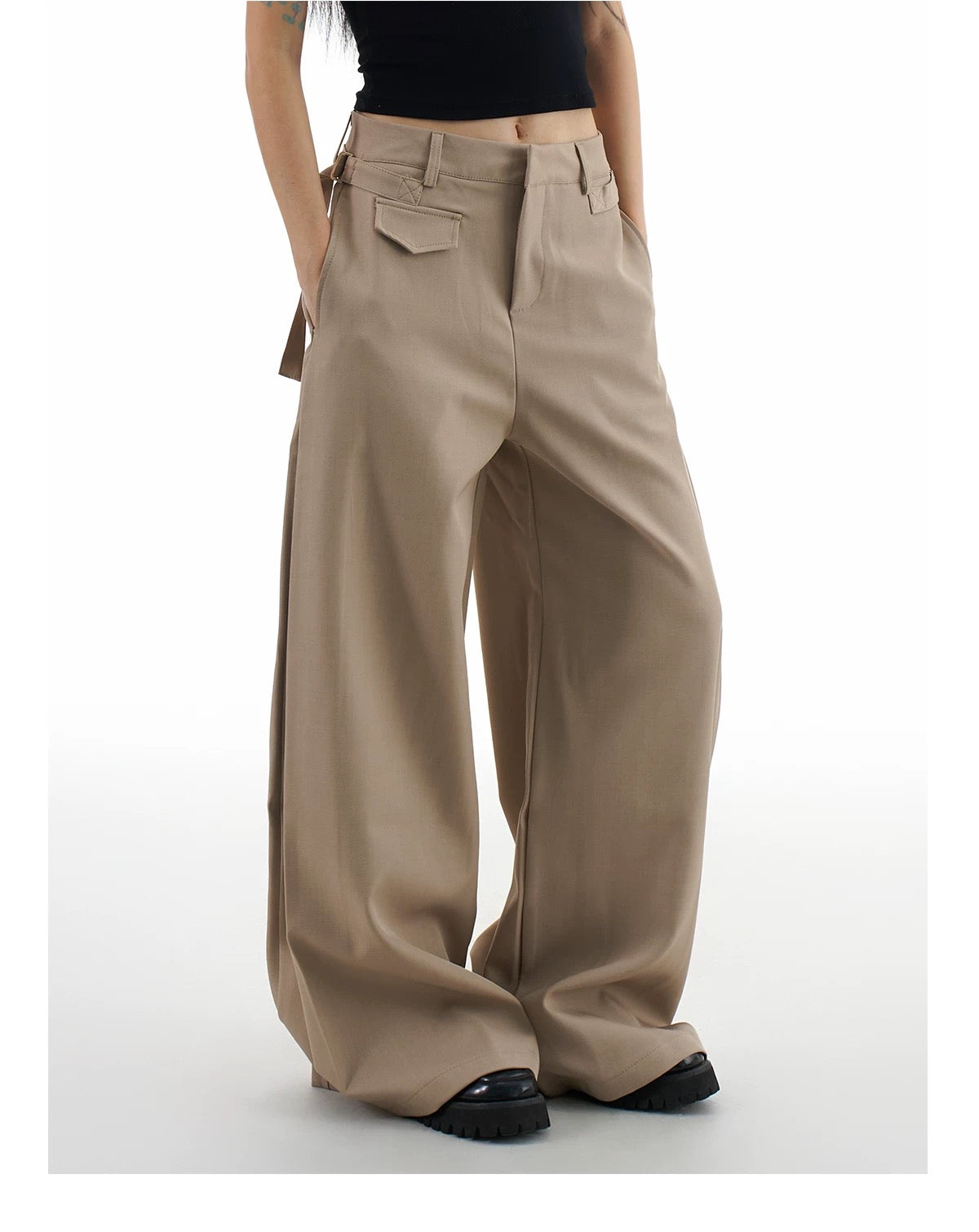 CHIC WIDE-LEG PANTS
