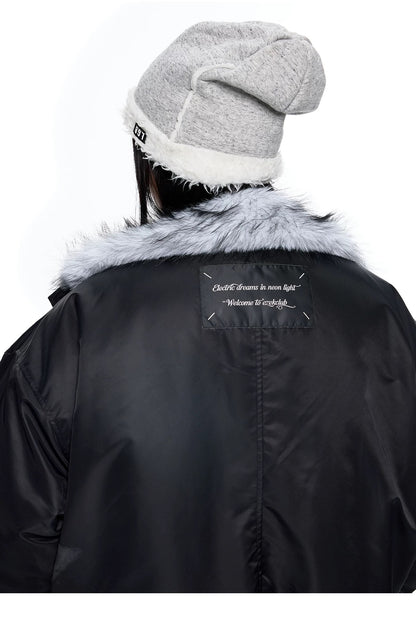 HEAVY FUR BOMBER JACKET