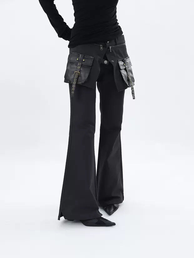 DECONSTRUCT FLARE PANTS