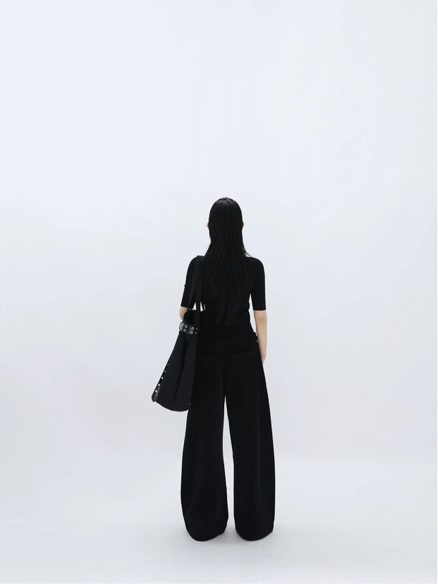 LARGE BUCKLE TOTE BAG